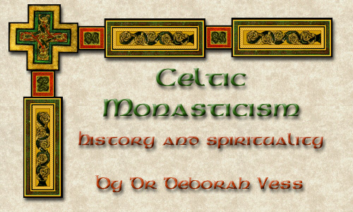 [Celtic monasticism graphic banner]