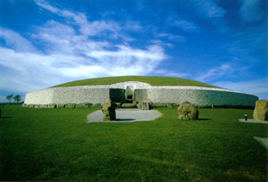 [photograph of Newgrange in Ireland]