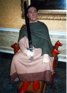 [wax statue of William the Conqueror at Madame Tussaud's, London]